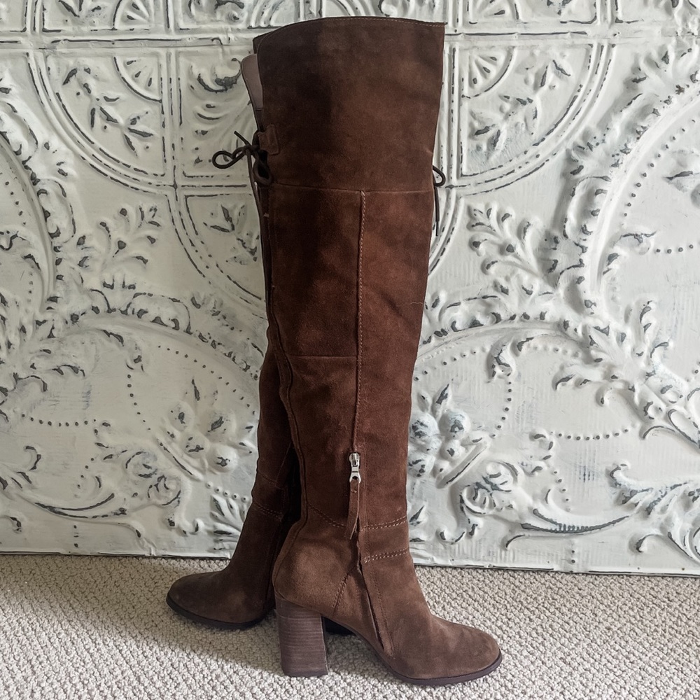 Worn once Steve Madden Over the Knee Suede Boots Size 7.5